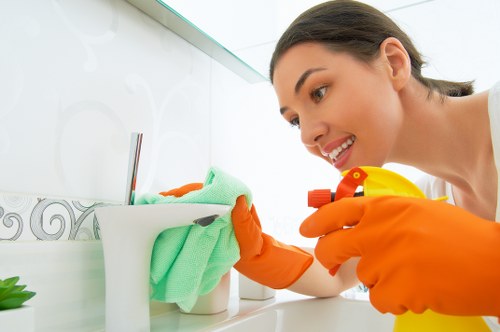 Carpet cleaning process in Waterloo showing pre-treatment and deep cleaning equipment