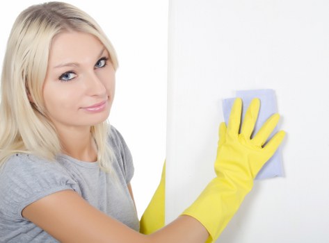 Local cleaners preparing a Waterloo property for handover