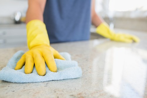 Commercial deep cleaning in a Waterloo office workspace